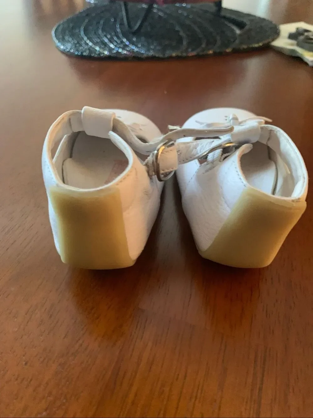 Neutro toddler white genuine leather Mary Jane dress shoes